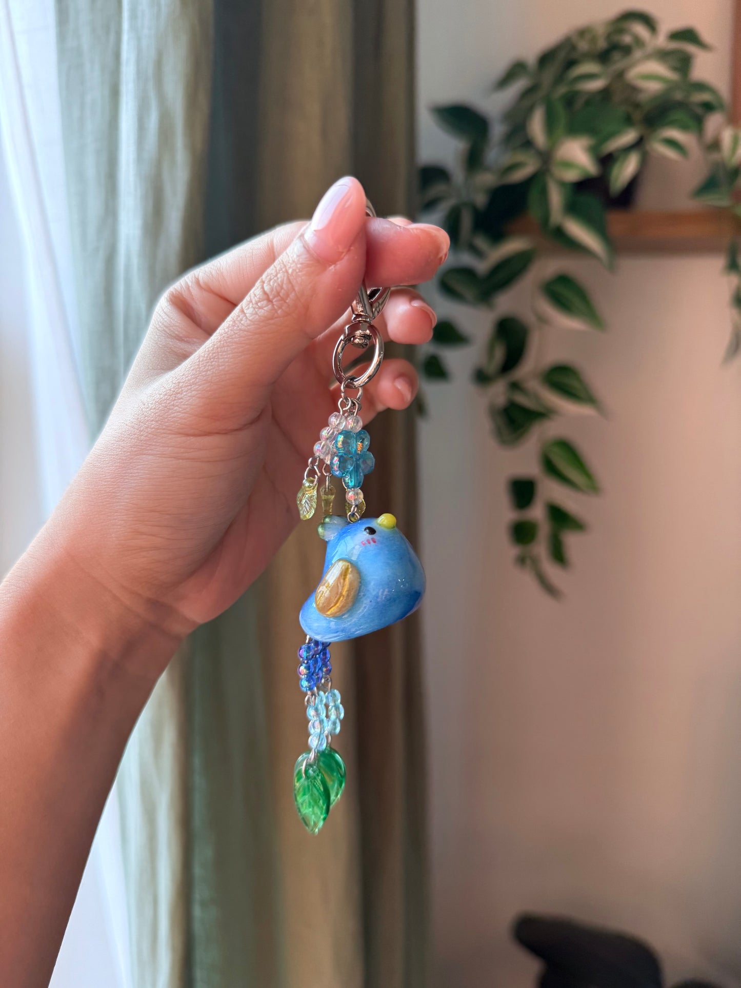Peacock Keychain