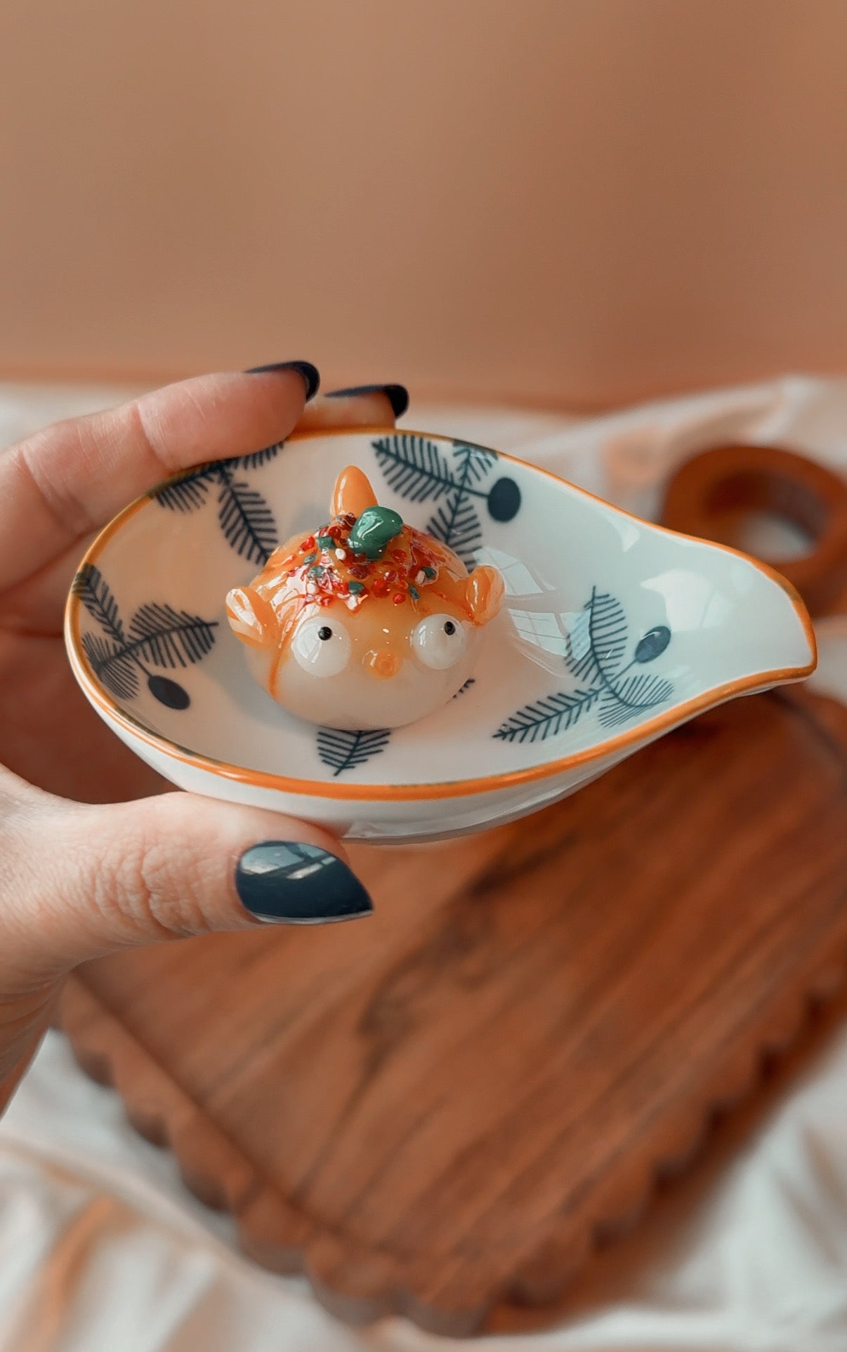 August Pre-Order Chili Oil Bao Fish Desk Friend | Keychain