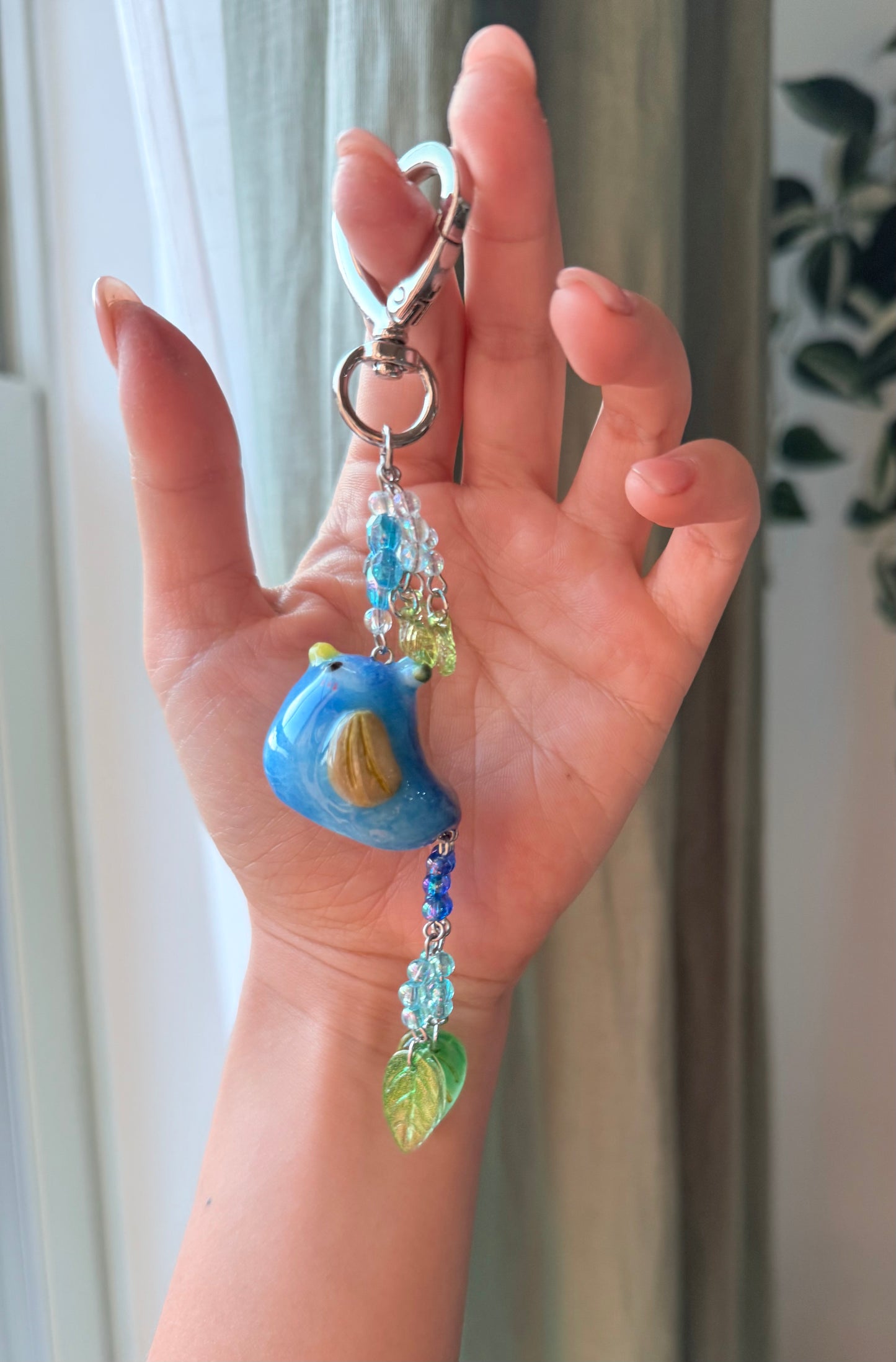 Peacock Keychain