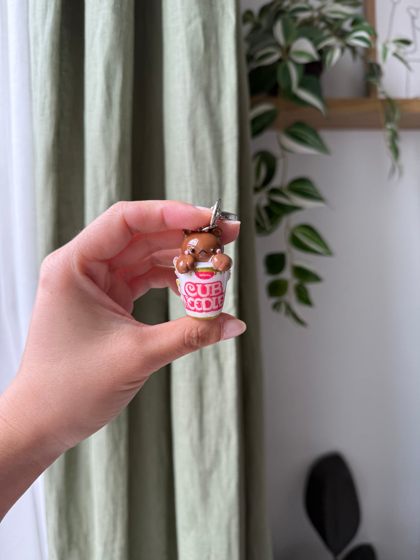 December Pre-Order: Cub Noodles Keychain | Polymer Clay Charm
