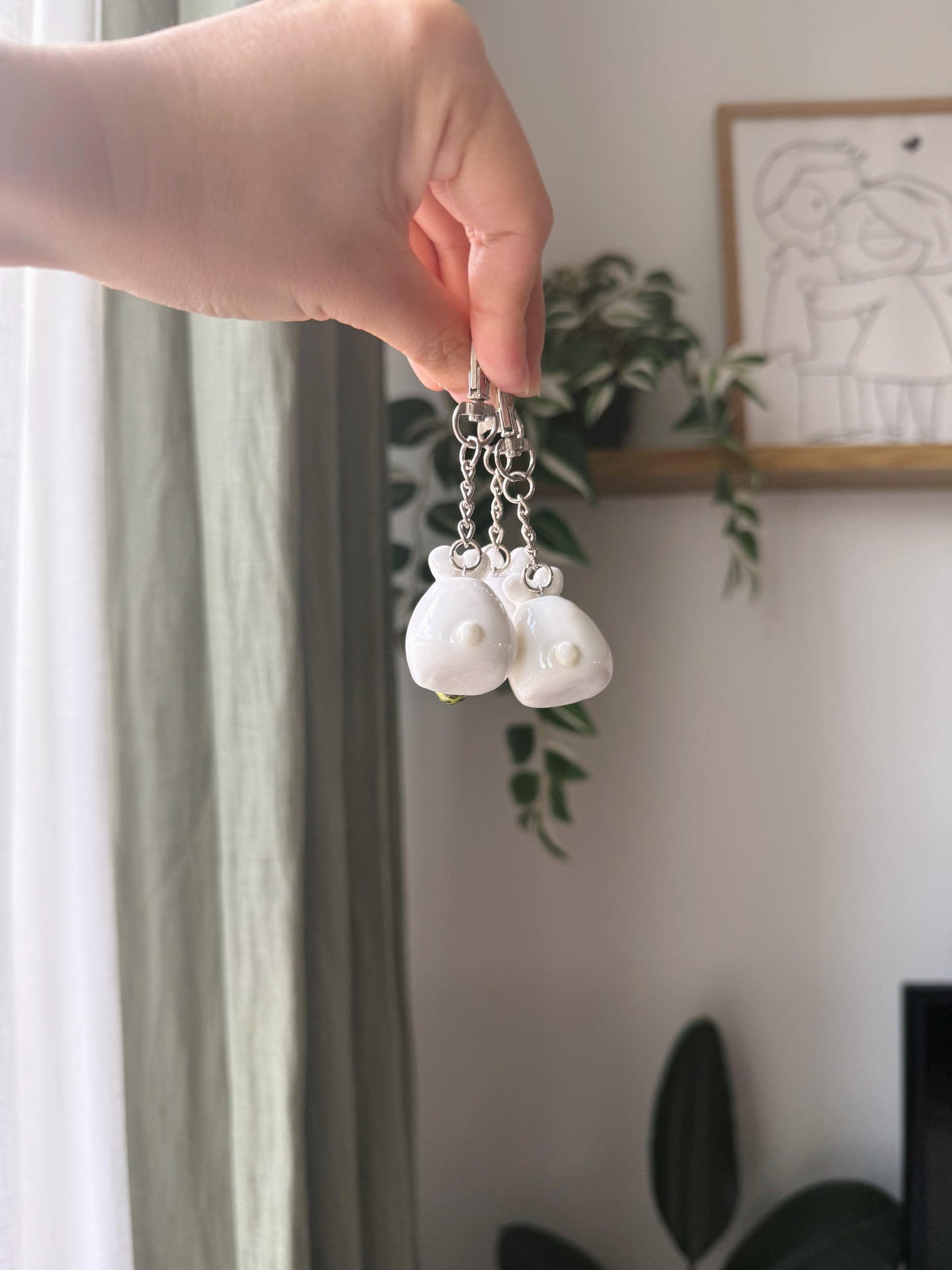 October Pre-Order Boba Bunny Keychain | Desk Buddy