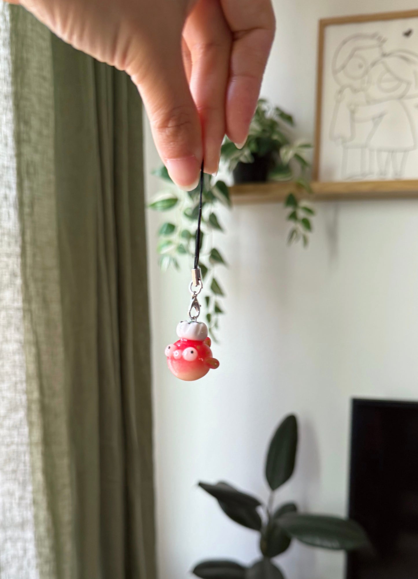 Puffy Bao Fish Desk Friend | Keychain | Phone Charm