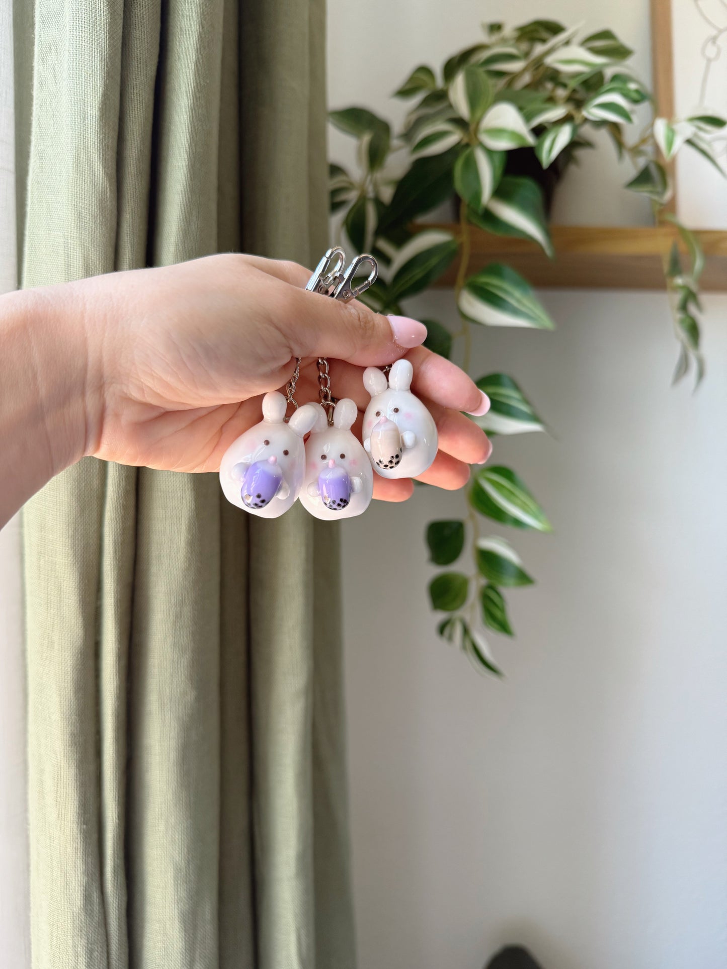 Available Now | Boba Bunny Keychain