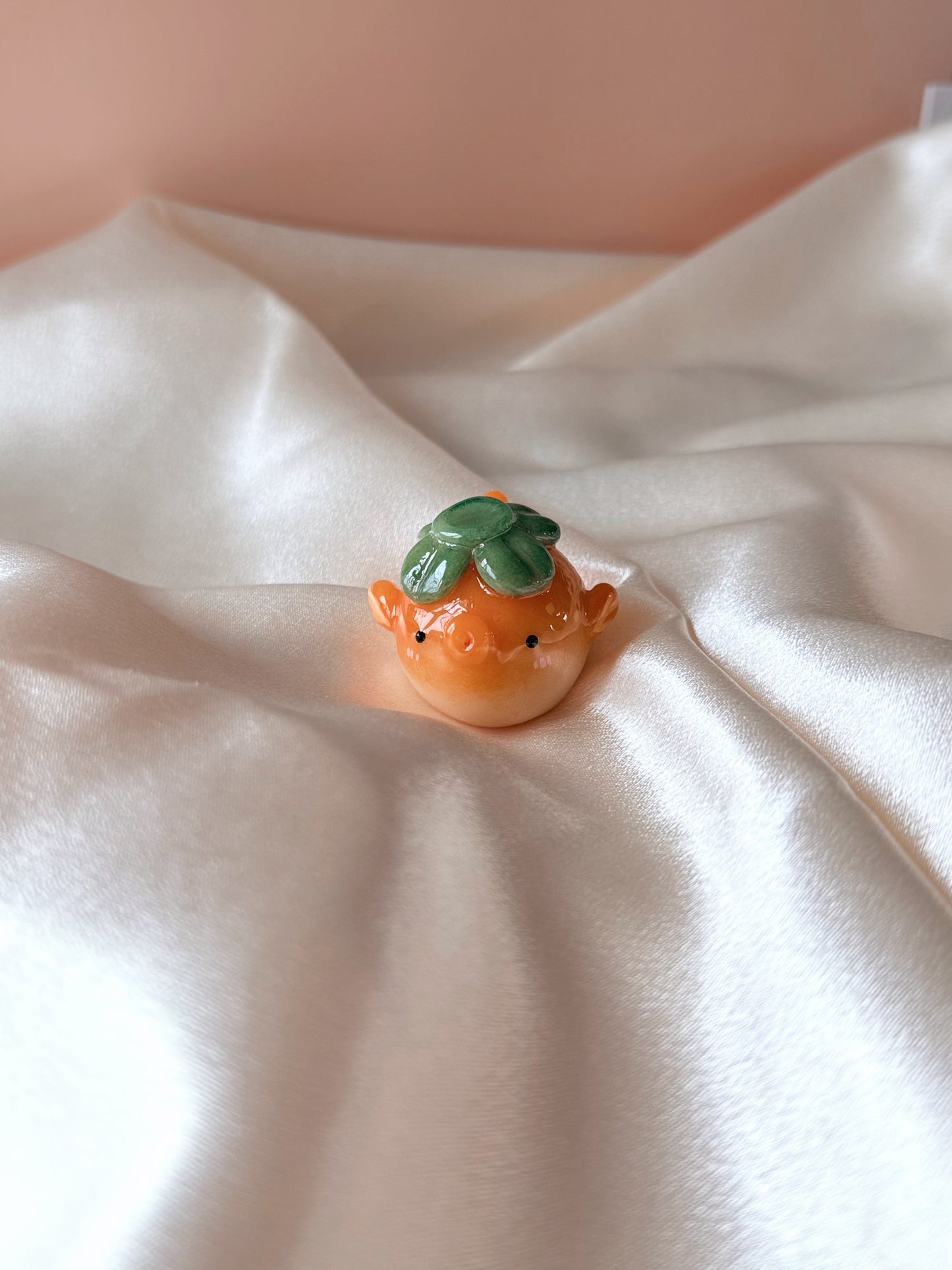 November Pre-Order Persimmon Puffy Desk Friend | Keychain | Phone Charm