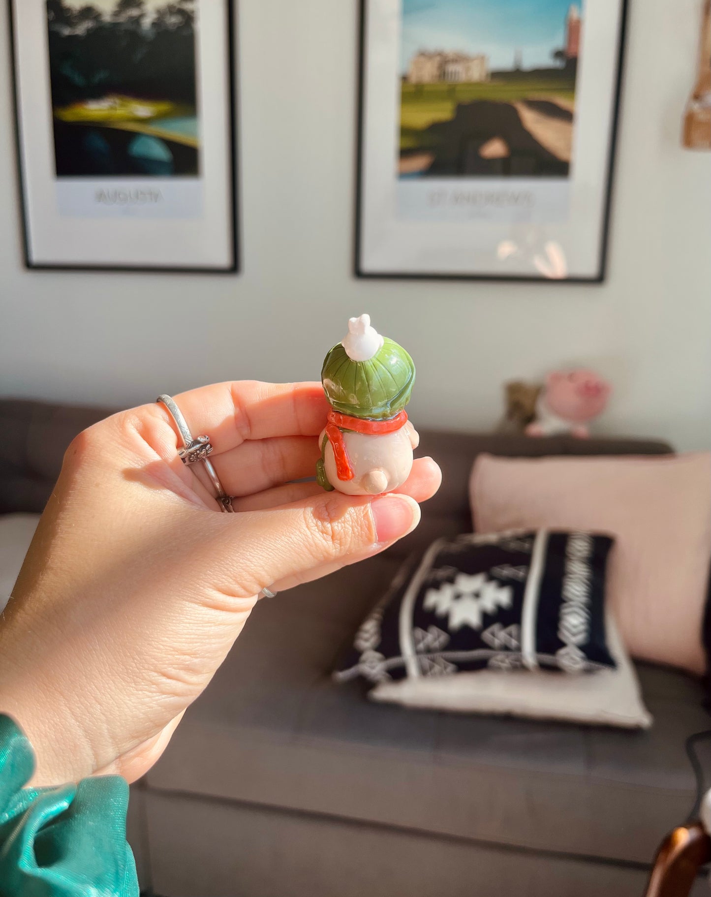 *October* Pre-order | Harper, the Comfy Bear Desk Friend | Keychain