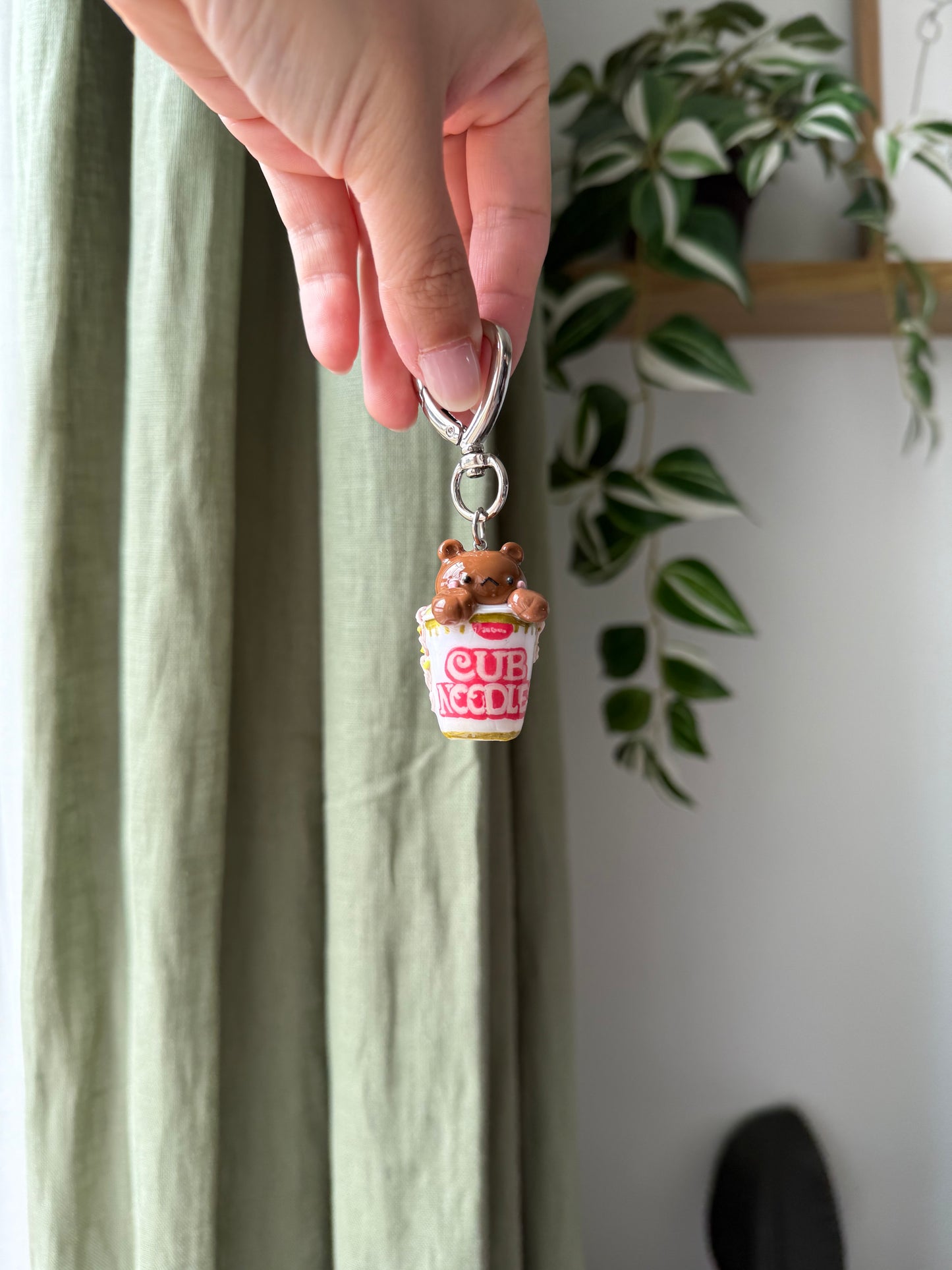 December Pre-Order: Cub Noodles Keychain | Polymer Clay Charm