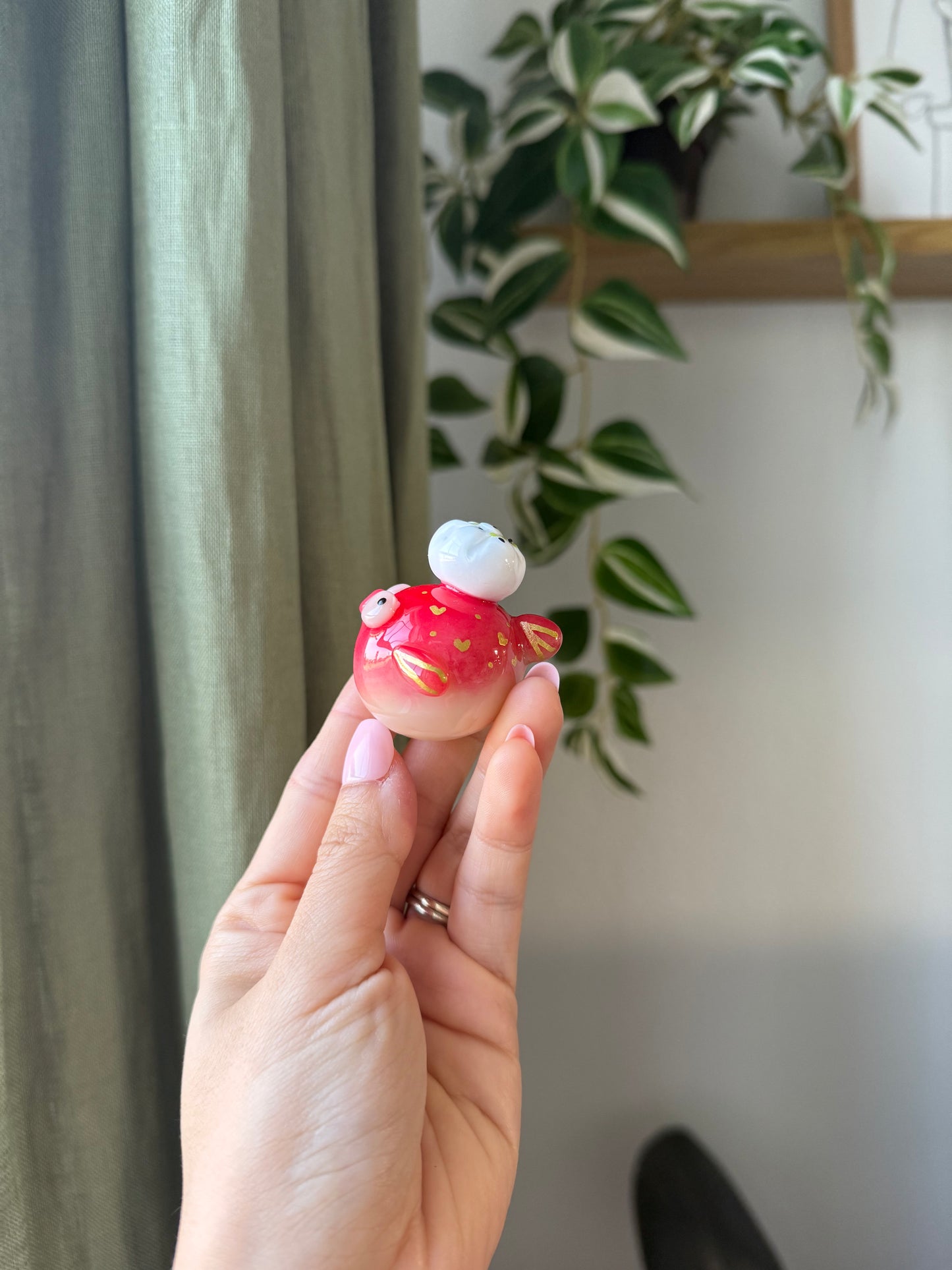 Puffy Bao Fish Desk Friend | Keychain | Phone Charm