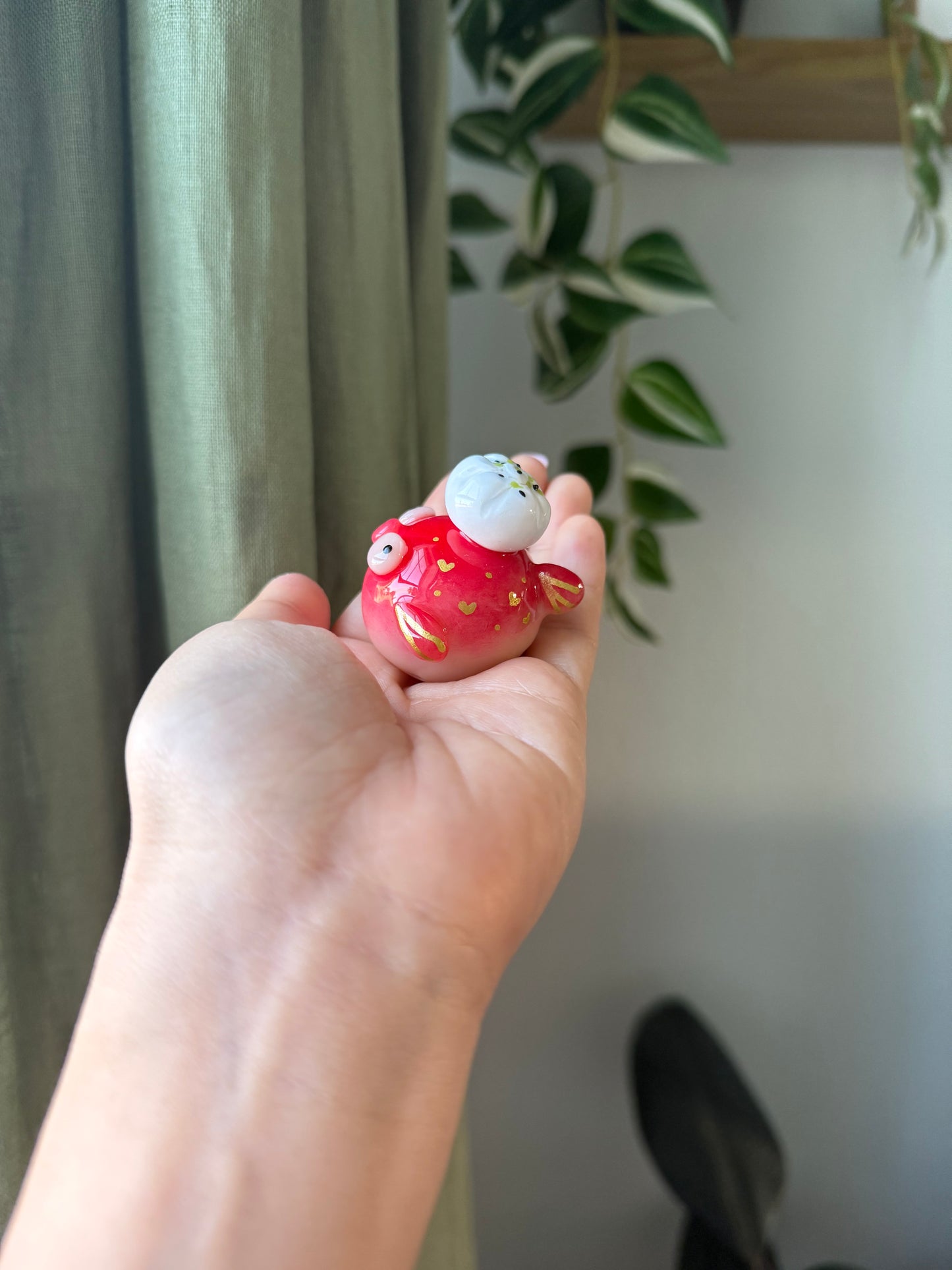 Puffy Bao Fish Desk Friend | Keychain | Phone Charm