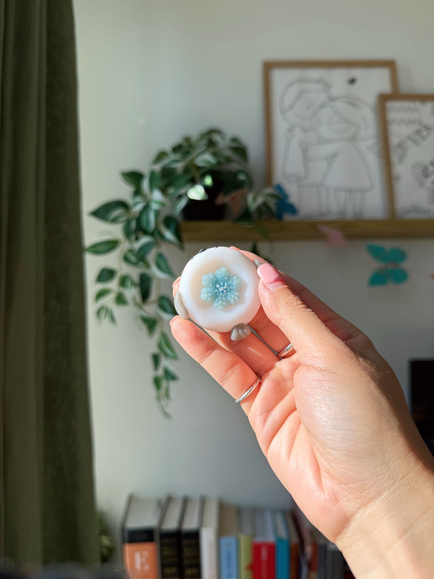 Snow Fairy Bird | Desk Buddy | Spinner | Worry Stones