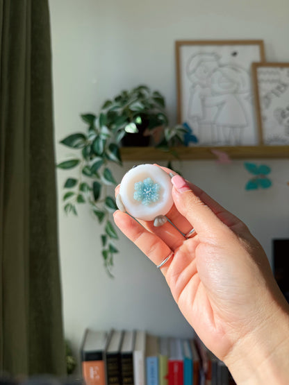 Snow Fairy Bird | Desk Buddy | Spinner | Worry Stones