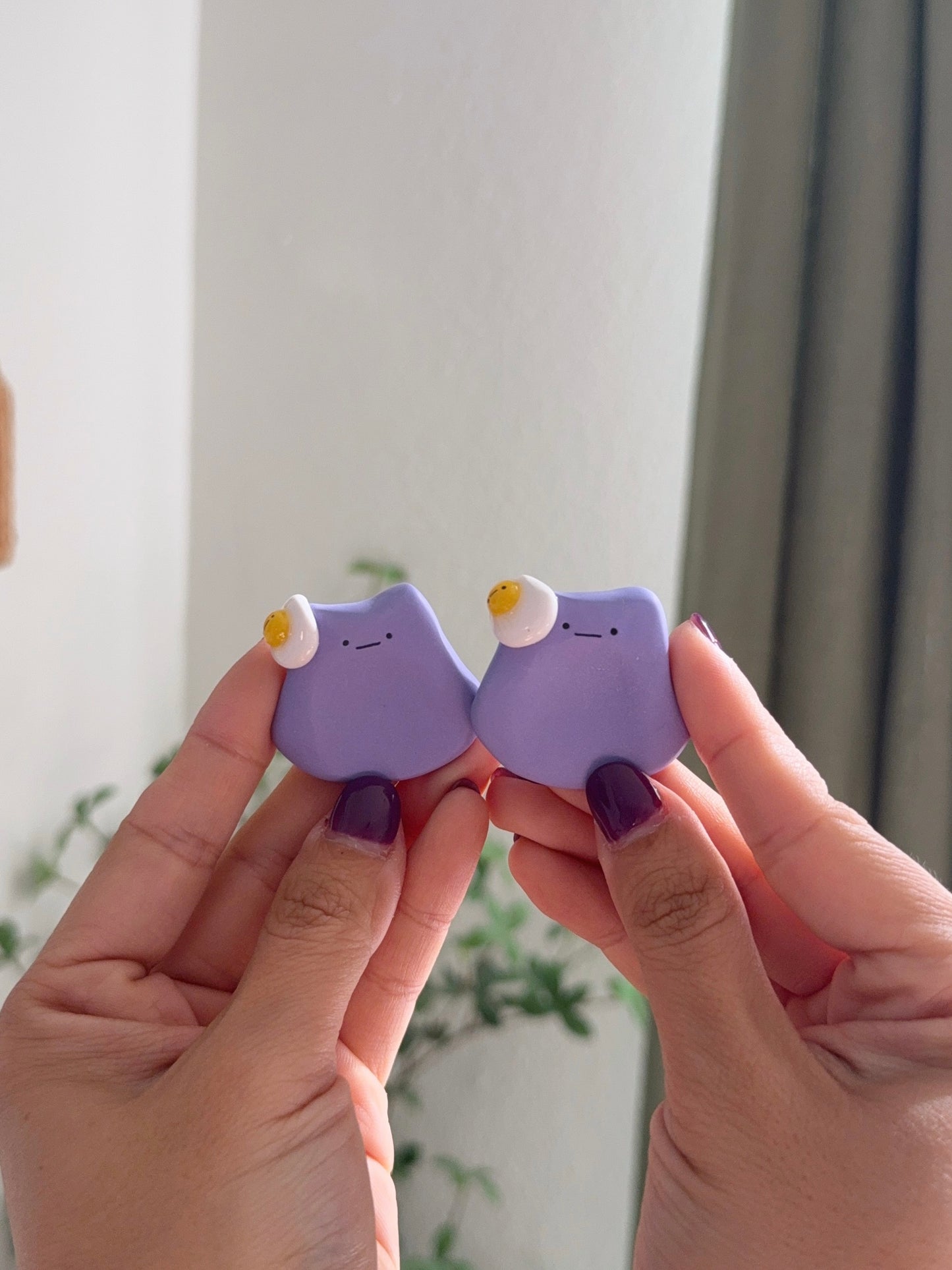 Ditto Inspired Ube | Lavender Blob Worry Stones