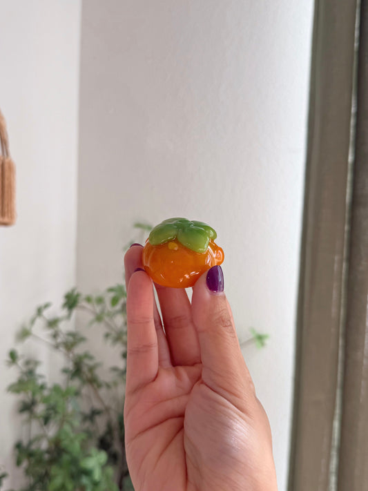 Persimmon Shy Duck Worry Stone