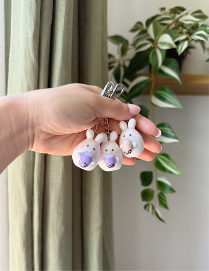 Available Now | Boba Bunny Keychain