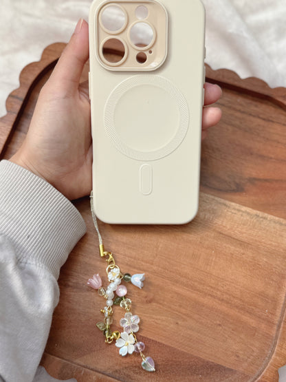 Flower Bead Phone Charms | Bag Charms