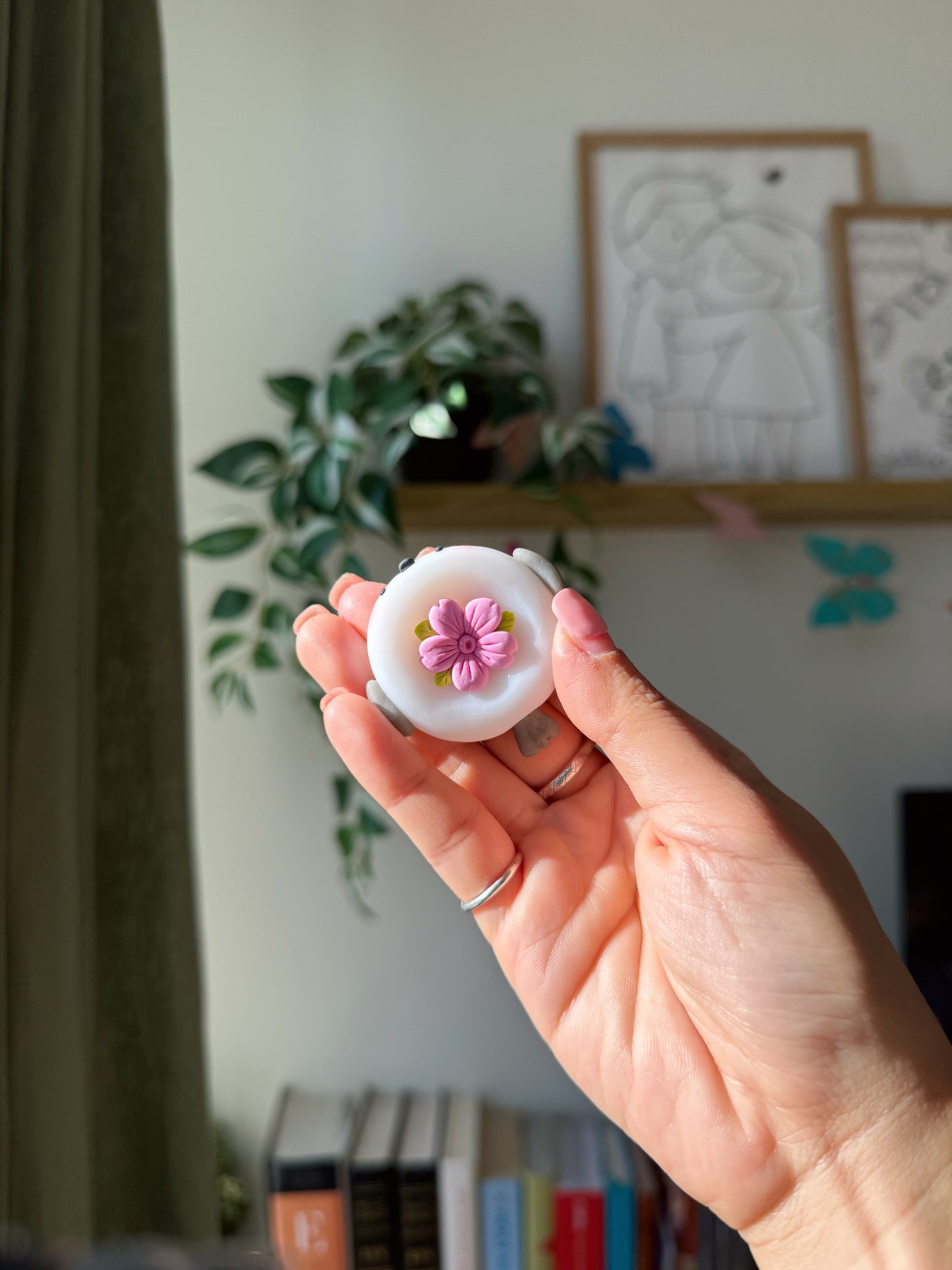 Snow Fairy Bird | Desk Buddy | Spinner | Worry Stones