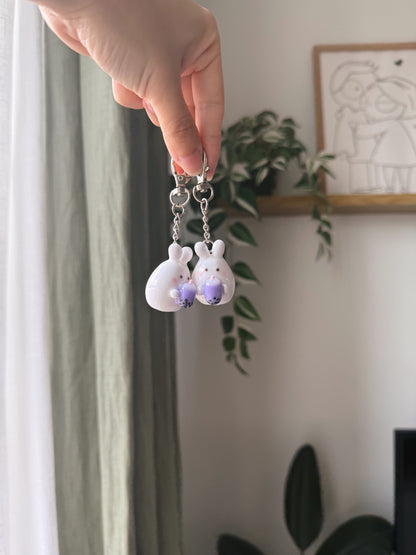October Pre-Order Boba Bunny Keychain | Desk Buddy
