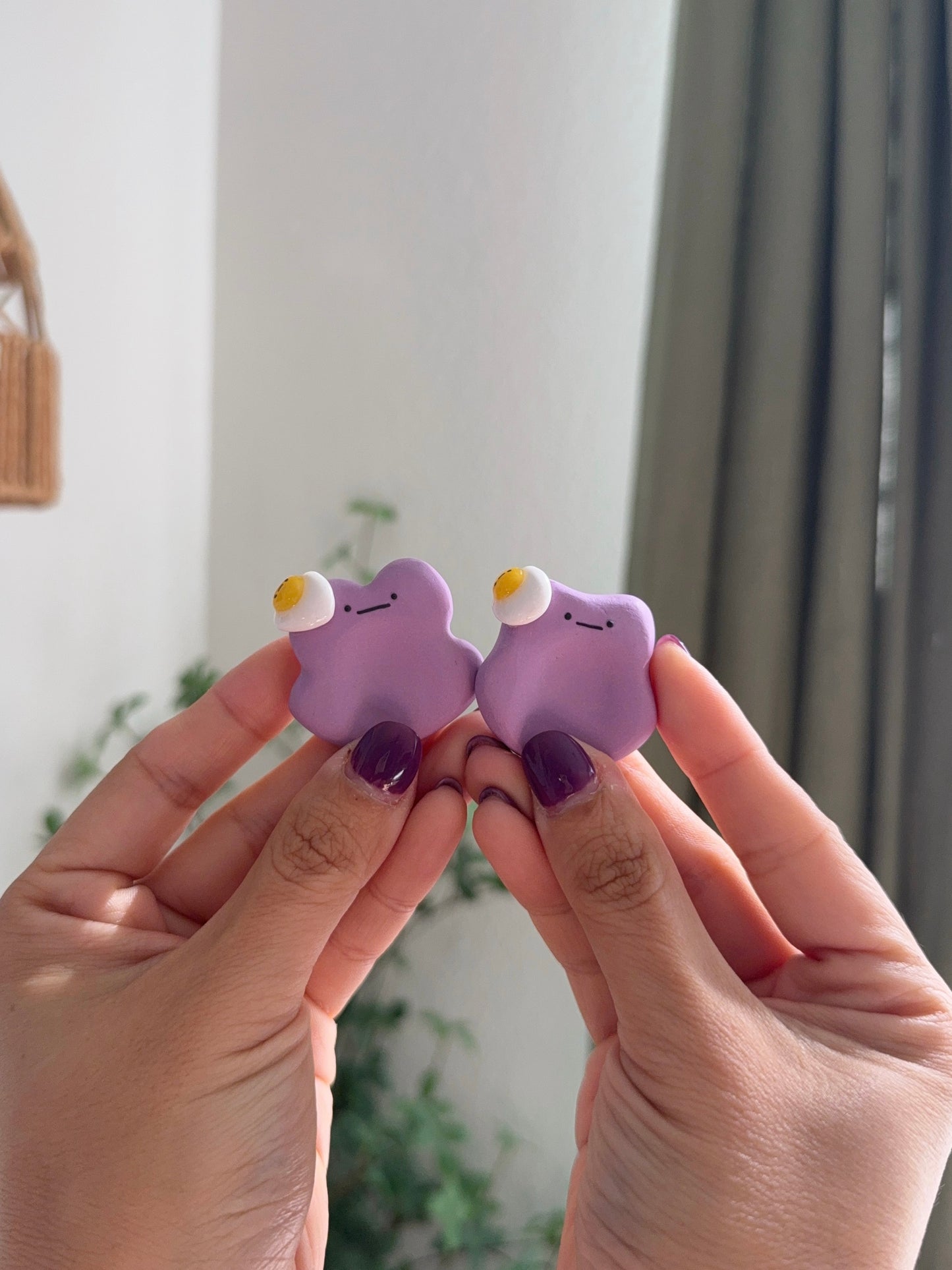 Ditto Inspired Ube | Lavender Blob Worry Stones
