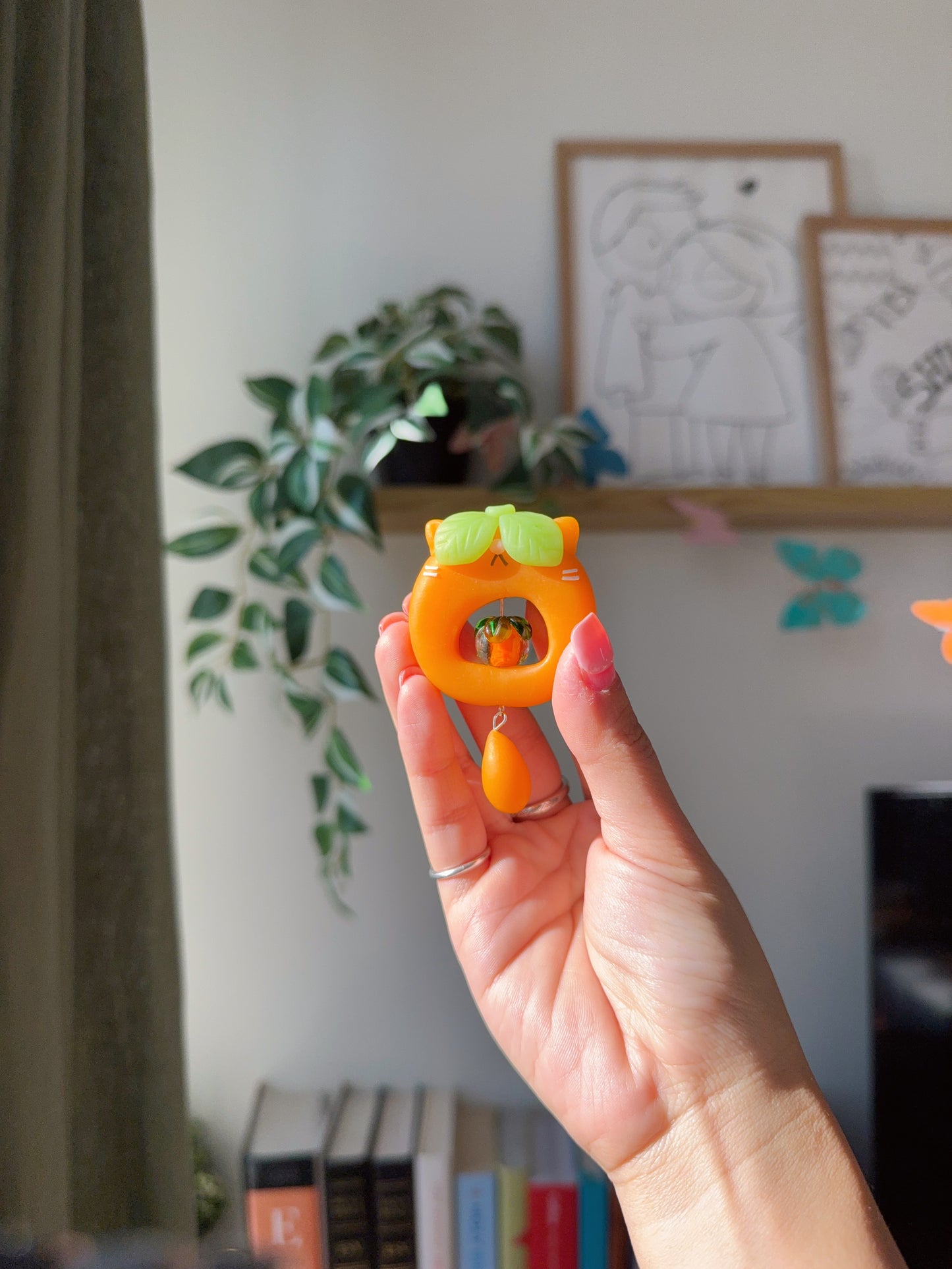 Persimmon Shy Cat Fidget