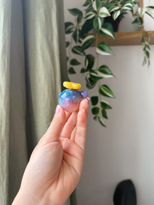 Available now: Galaxy Spinner Puffy | Fidget Desk Friend