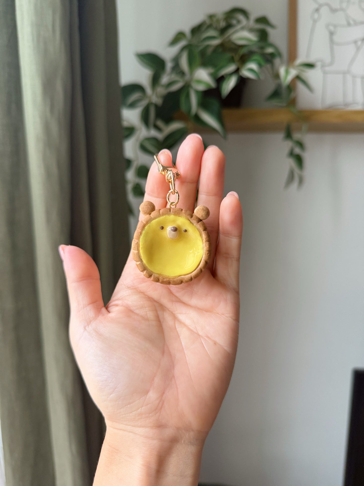 Mr. Egg Tart Bear | Worry Stone | Fidget