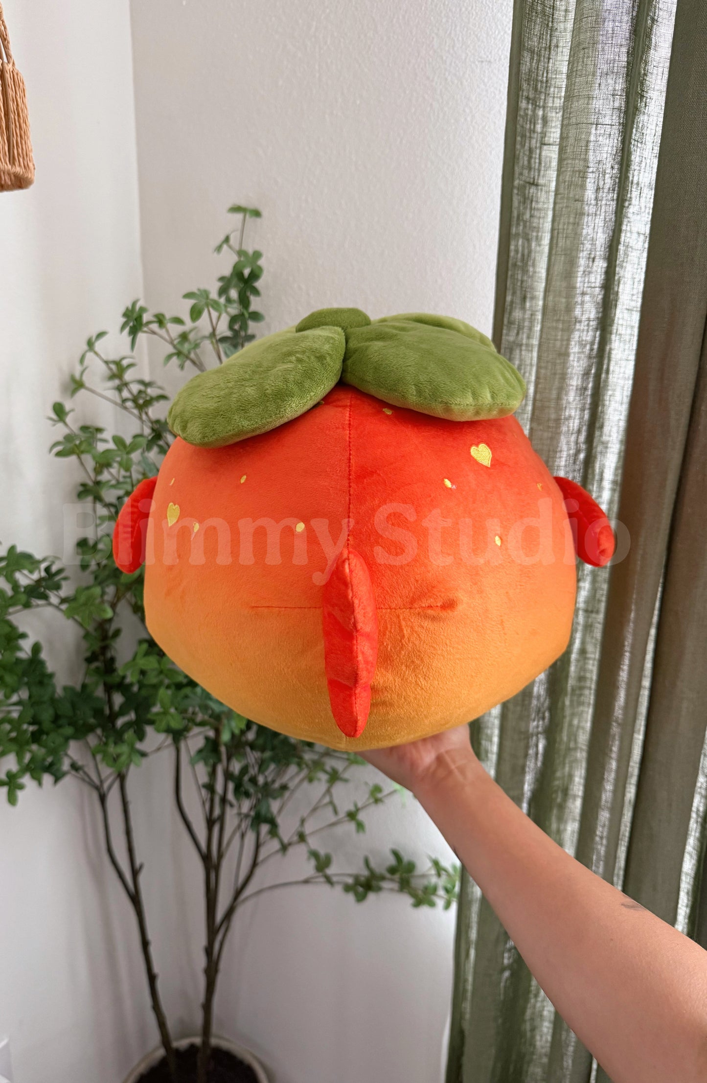 Pre-order | 12” Persimmon Puffy Fish plushy | stuffed animal