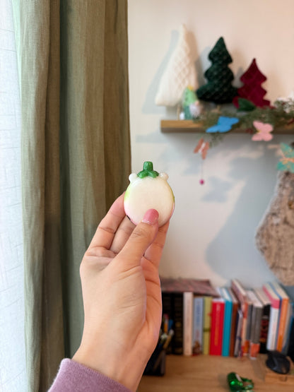 Strawberry Matcha Boba Bear | Spinner | Worrystone