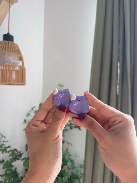 Ditto Inspired Ube | Lavender Blob Worry Stones