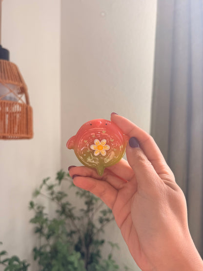 Strawberry Matcha 2.0 | Worry Stone | Puffer Fish | Flower