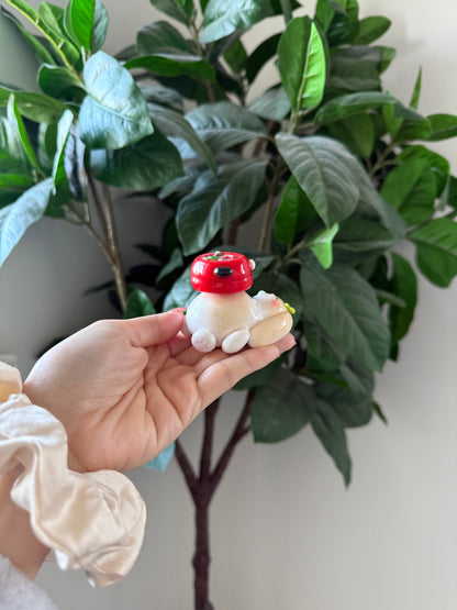 Food Coma Bunny | Hot Pot Desk Spinner | Pen Holder