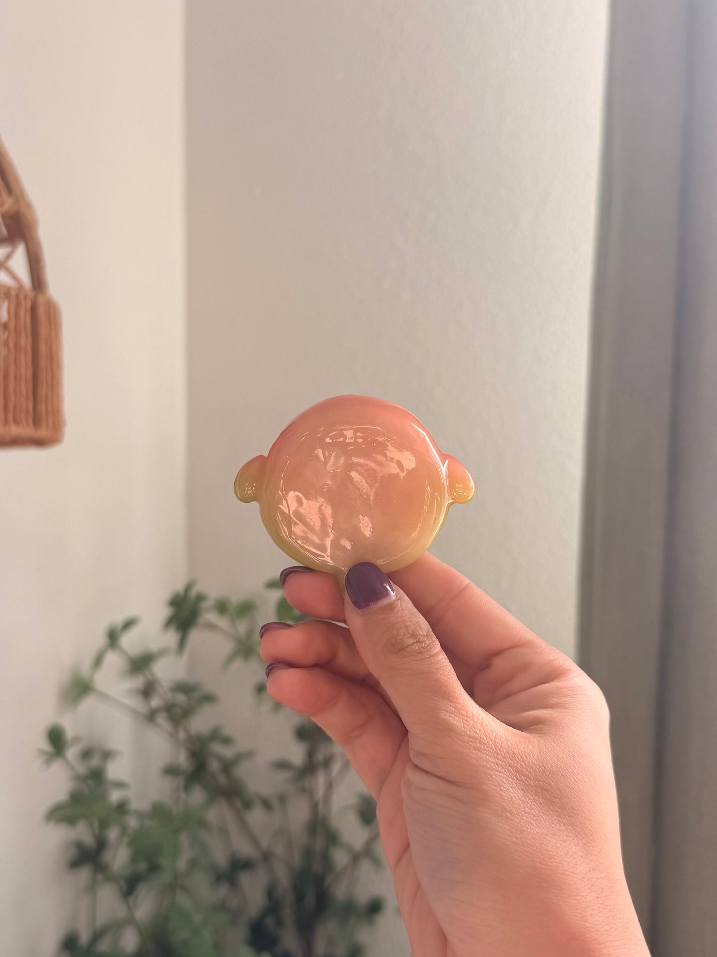 Strawberry Matcha 2.0 | Worry Stone | Puffer Fish | Flower