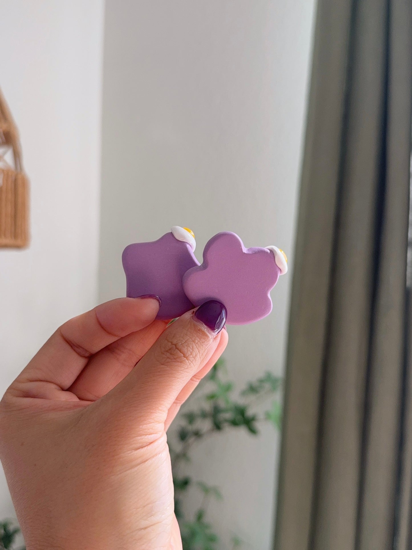 Ditto Inspired Ube | Lavender Blob Worry Stones