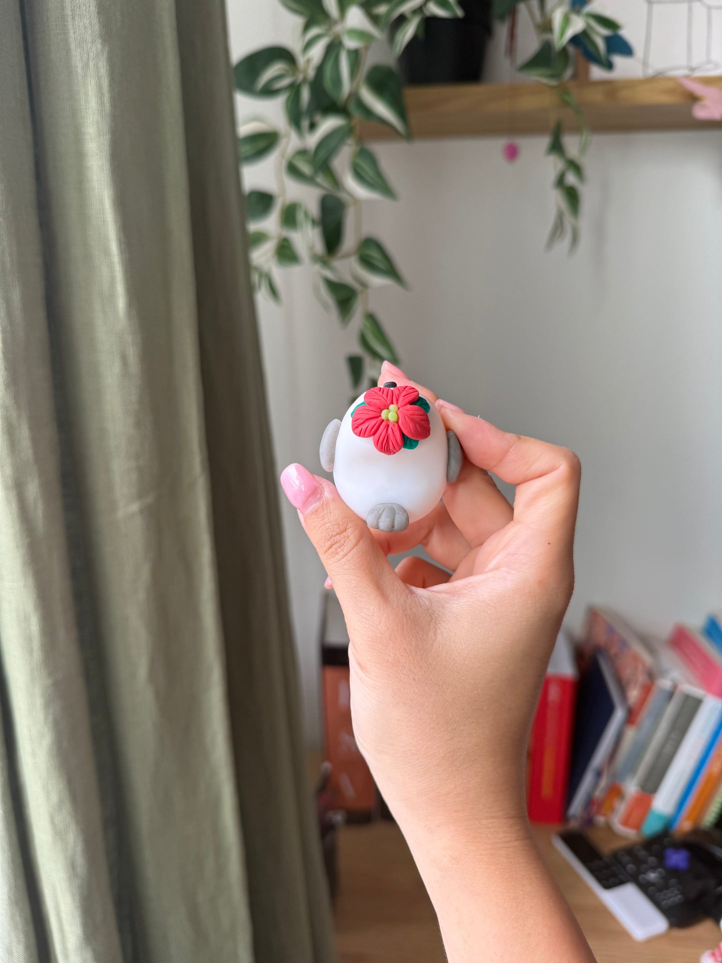 Snow Fairy Bird | Desk Buddy | Spinner | Worry Stones