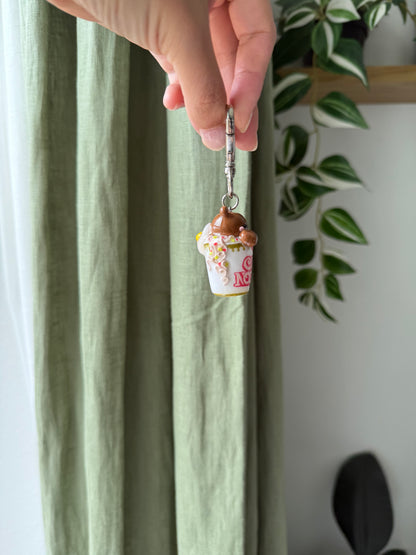 December Pre-Order: Cub Noodles Keychain | Polymer Clay Charm