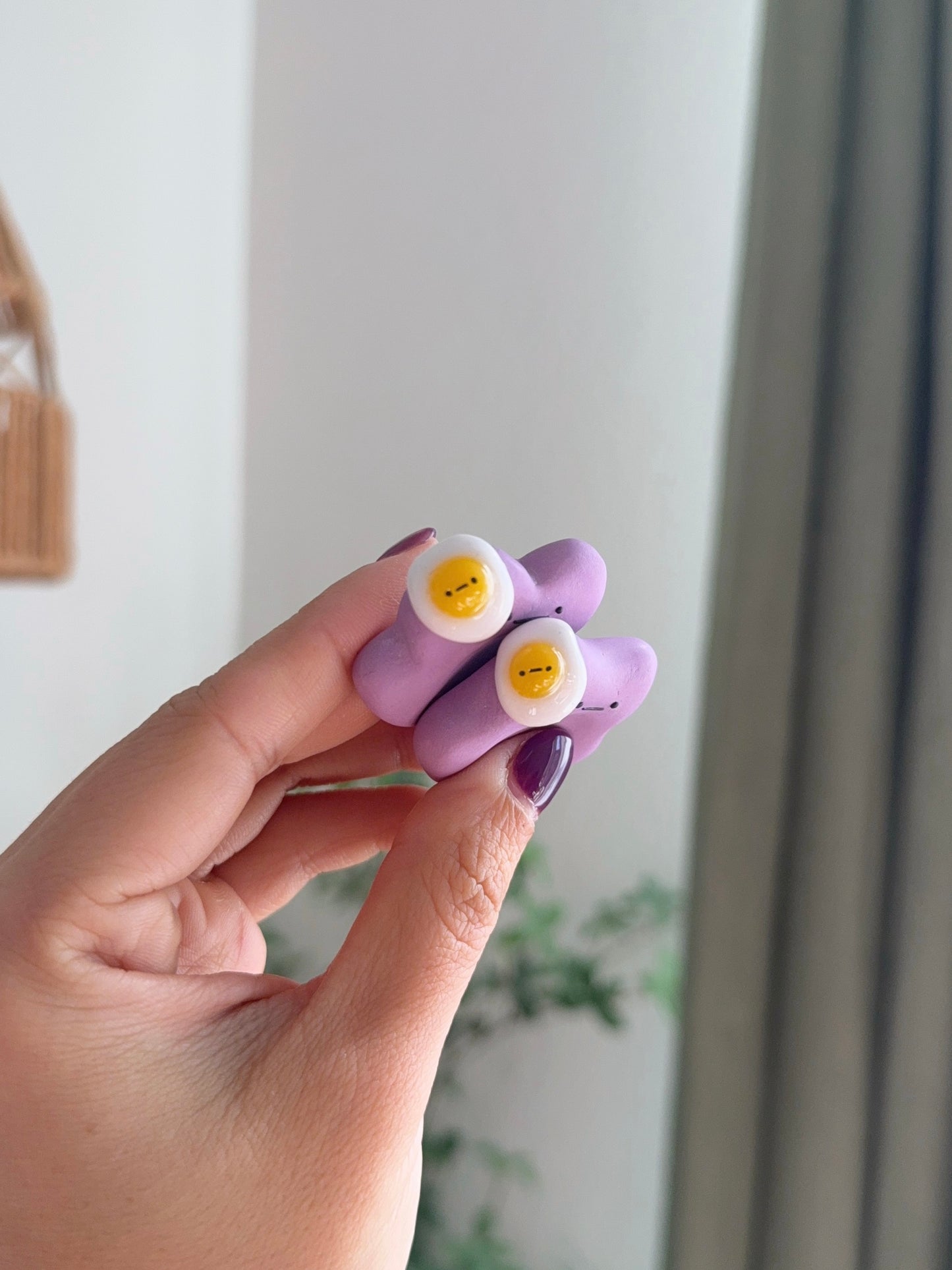 Ditto Inspired Ube | Lavender Blob Worry Stones