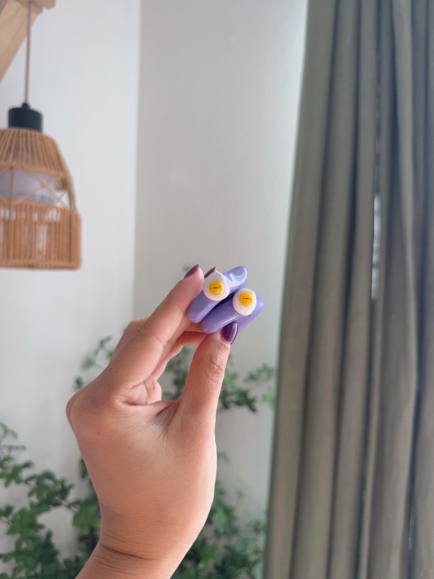 Ditto Inspired Ube | Lavender Blob Worry Stones