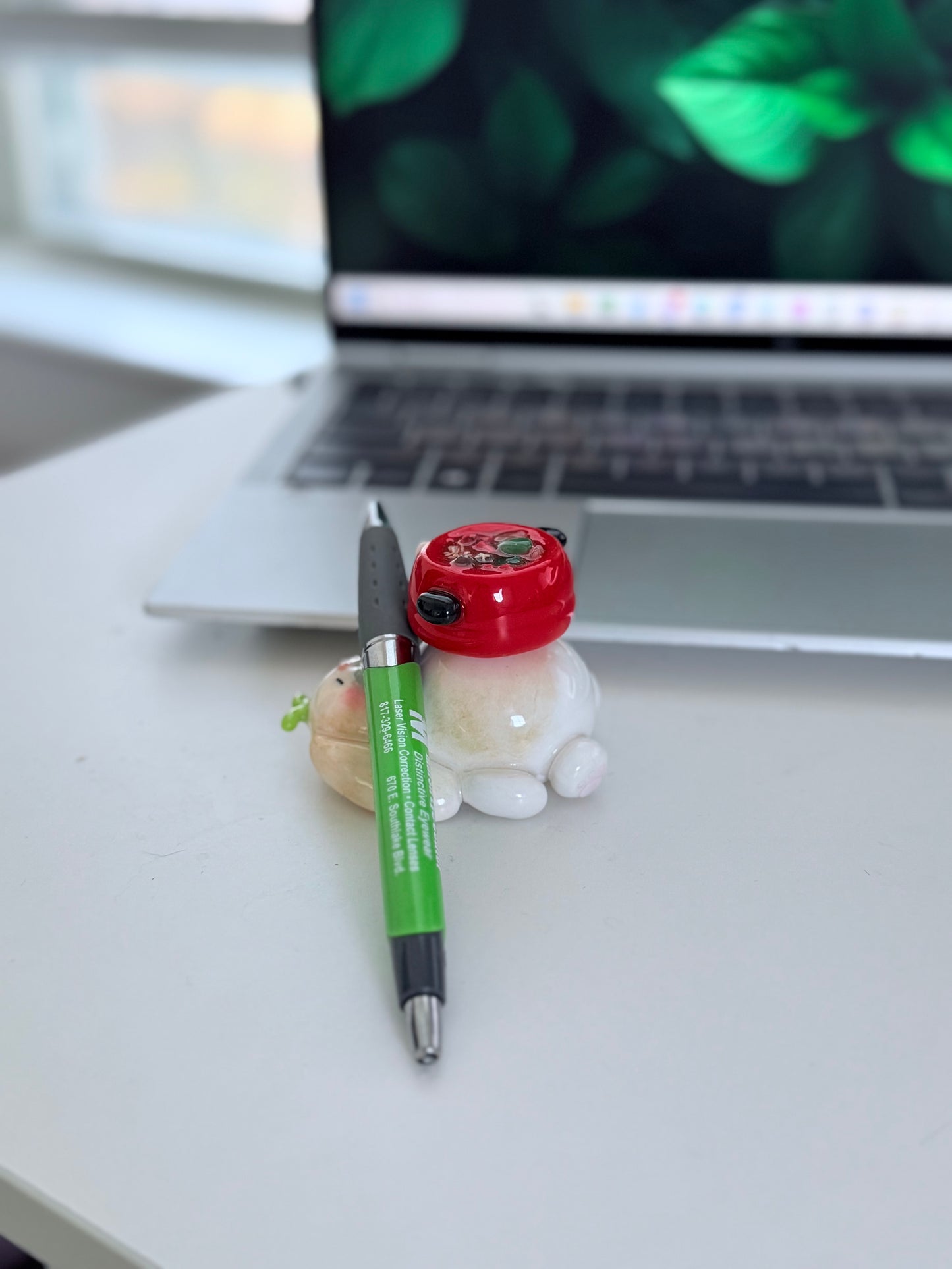 Food Coma Bunny | Hot Pot Desk Spinner | Pen Holder