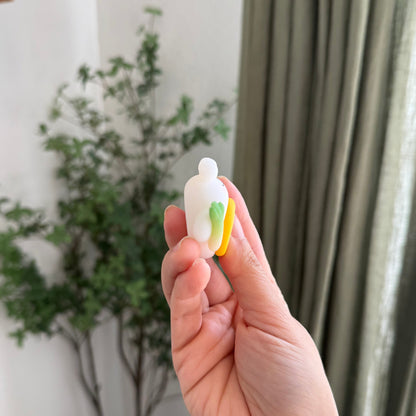 Egg Bunny Worry Stone | Tomato | Pineapple Bun