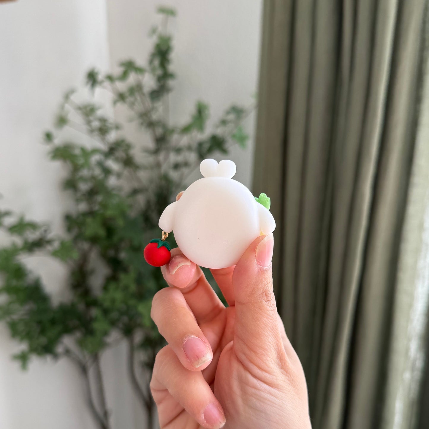 Egg Bunny Worry Stone | Tomato | Pineapple Bun