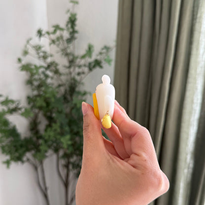 Egg Bunny Worry Stone | Tomato | Pineapple Bun