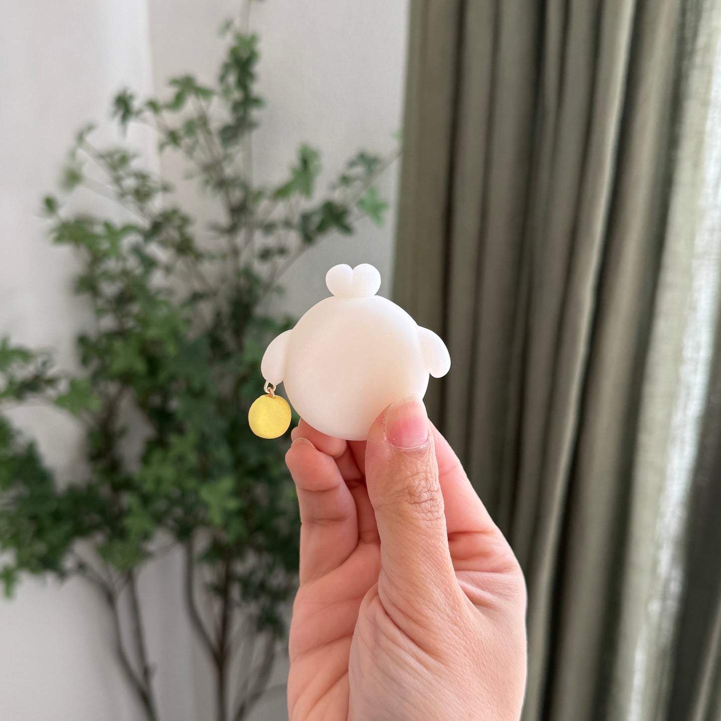 Egg Bunny Worry Stone | Tomato | Pineapple Bun