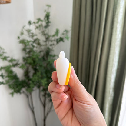 Egg Bunny Worry Stone | Tomato | Pineapple Bun