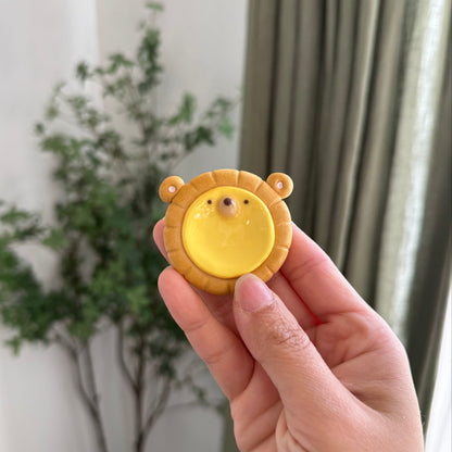 Egg Tart Worry stone | Keychain | Phone Charm