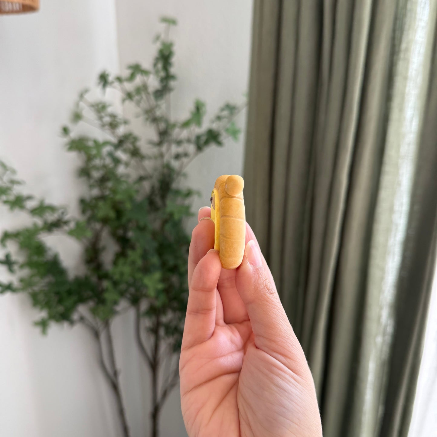 Egg Tart Worry stone | Keychain | Phone Charm