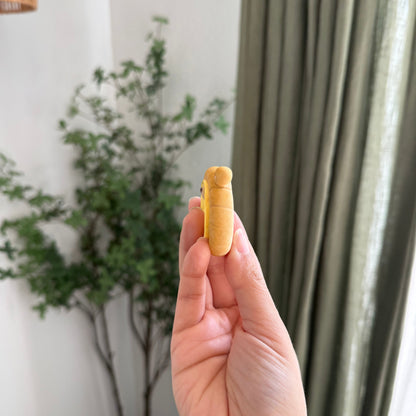 Egg Tart Worry stone | Keychain | Phone Charm