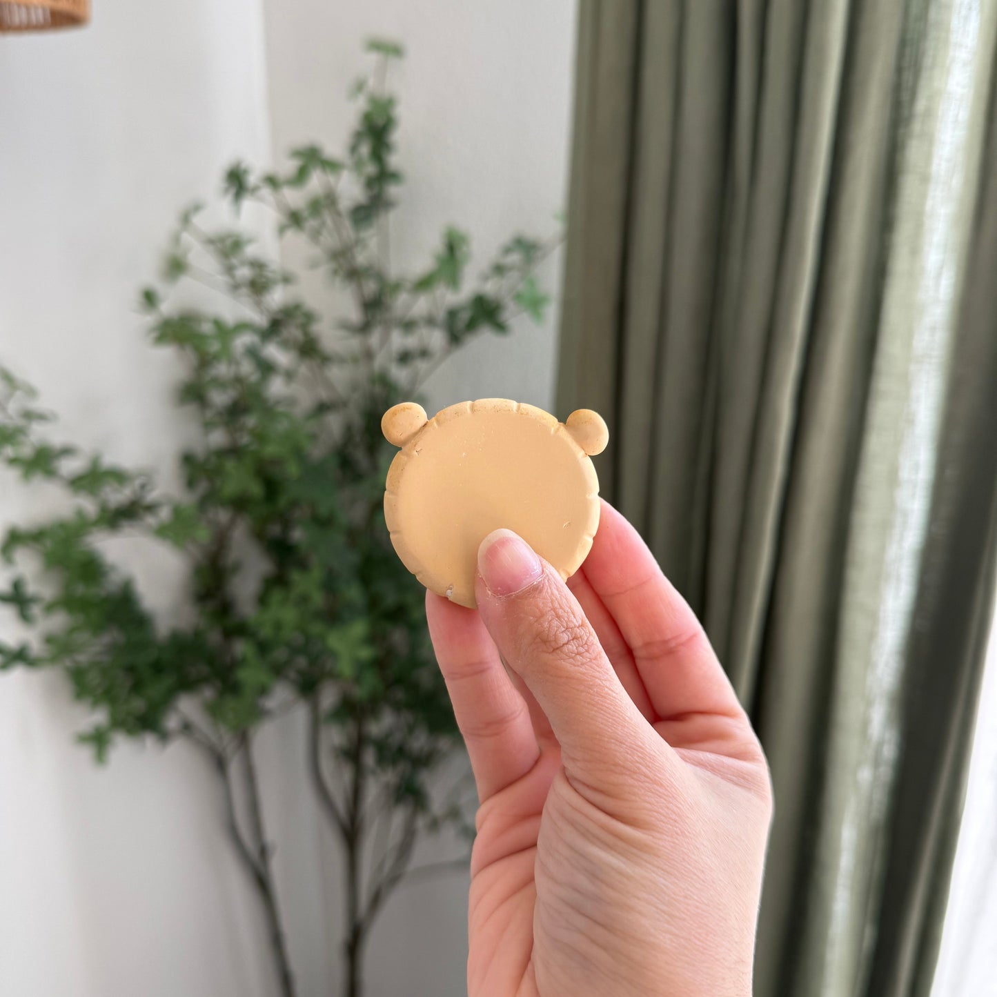 Egg Tart Worry stone | Keychain | Phone Charm