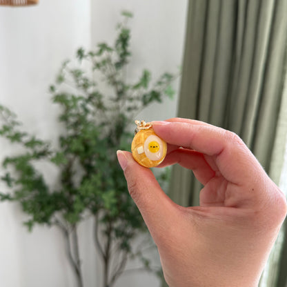 Pineapple Bun & Egg Spinner | Keychain | Phone Charms | Bookmark