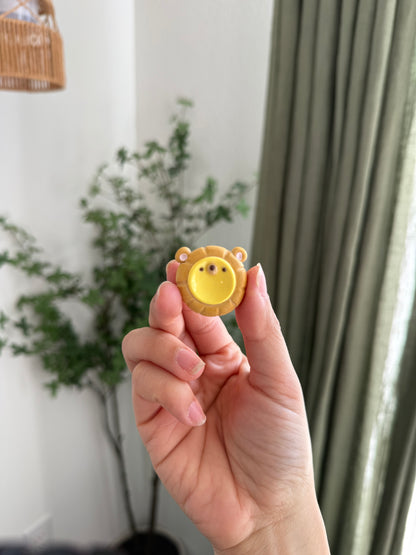 Egg Tart Worry stone | Keychain | Phone Charm