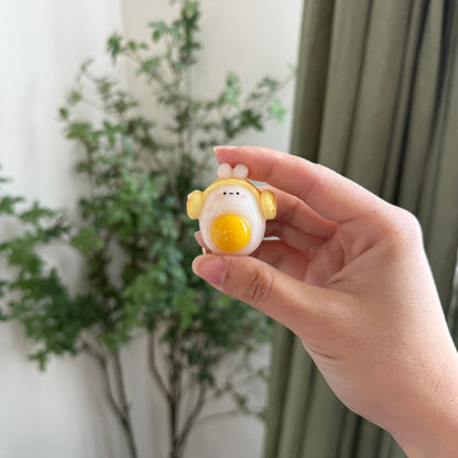 Egg Bunny Keychain