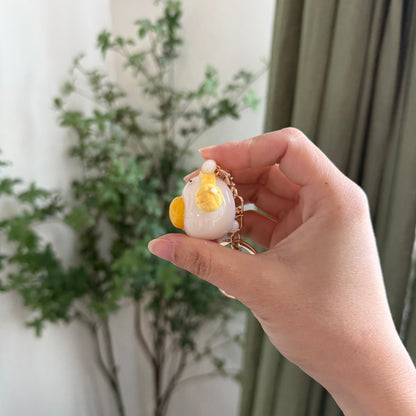 Egg Bunny Keychain