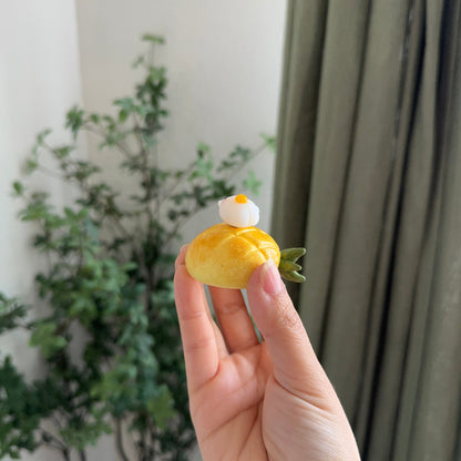 Pineapple Bun & Egg Spinner | Keychain | Phone Charms | Bookmark